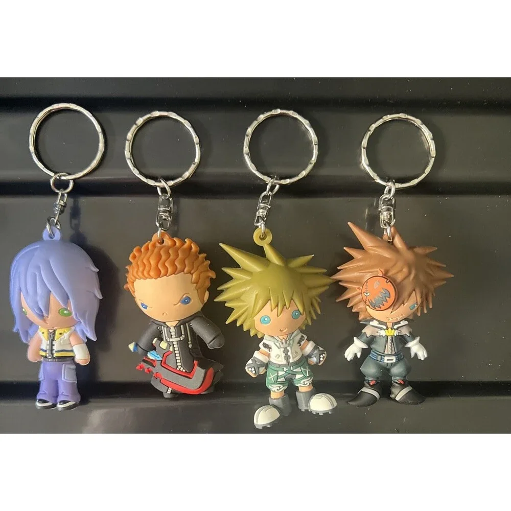 Figural Disney KINGDOM HEARTS II Mystery Blind Bag Keyring (Lot of 16) NWOT